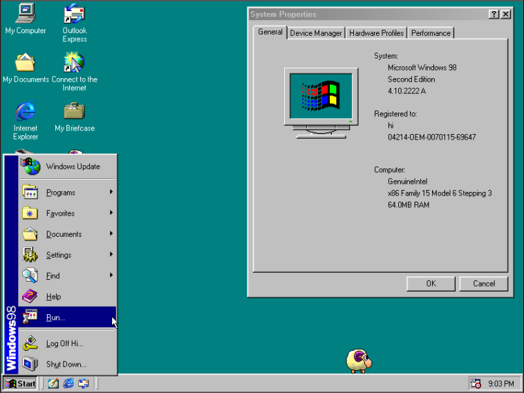 Windows 98 Online